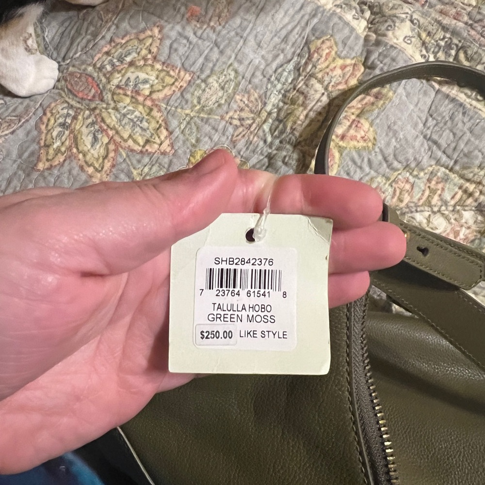 Fossil Olive Green Leather Talulla Shoulder Bag - Picture 9 of 15